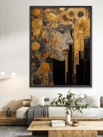 Mrs Art Prime - The Golden Mystery in Gustav Klimt Style