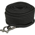 Ankerloodlijn 12mm x 30m Polyester Zwart, Ophalen of Verzenden, Nieuw