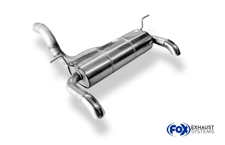 FOX Jeep Wrangler IV - JL einddemper dwarsuitlaat rechts/lin, Autos : Pièces & Accessoires, Systèmes d'échappement, Envoi