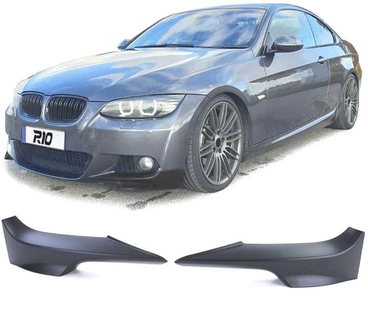 Splitters Pare Chocs Pour Bmw E92 E93 06-10 Pack M Noir Mat, Autos : Pièces & Accessoires, Carrosserie & Tôlerie, Envoi