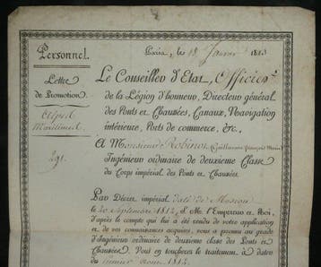 Louis-Mathieu Molé, futur président du Conseil - Lettre, Nieuw