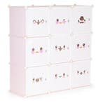 Speelgoedkast 9 deuren roze | Retour deal | Knaller!, Kast, Verzenden, 105 cm of meer, Minder dan 50 cm