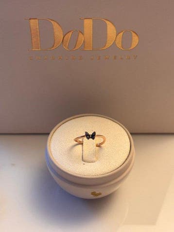 Dodo - Ring - 9 kt. Roségoud Saffier - Saffier, Nieuw