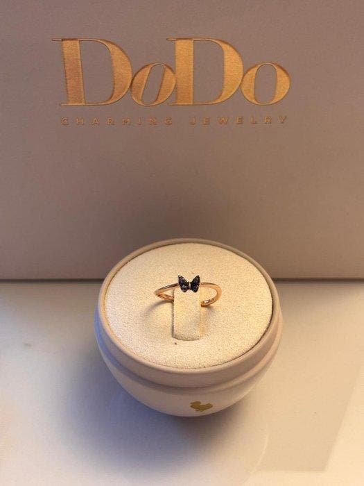 Dodo - Ring - 9 kt. Roségoud Saffier - Saffier, Bijoux, Sacs & Beauté, Bagues