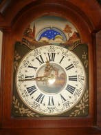 Horloge à queue frisonne - Bois - 1950-1960, Antiquités & Art, Antiquités | Horloges