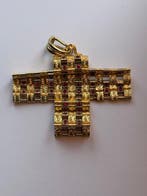 Hanger - 19.2 kt. Geel goud - 1.00ct. tw. Robijn - Robijn