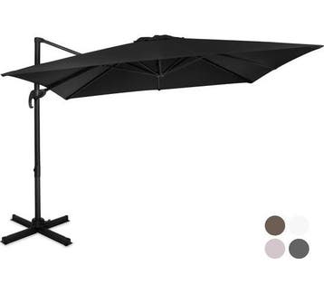 2dekans | VONROC Premium Zweefparasol Pisogne 300x300cm –, Ophalen of Verzenden, Nieuw