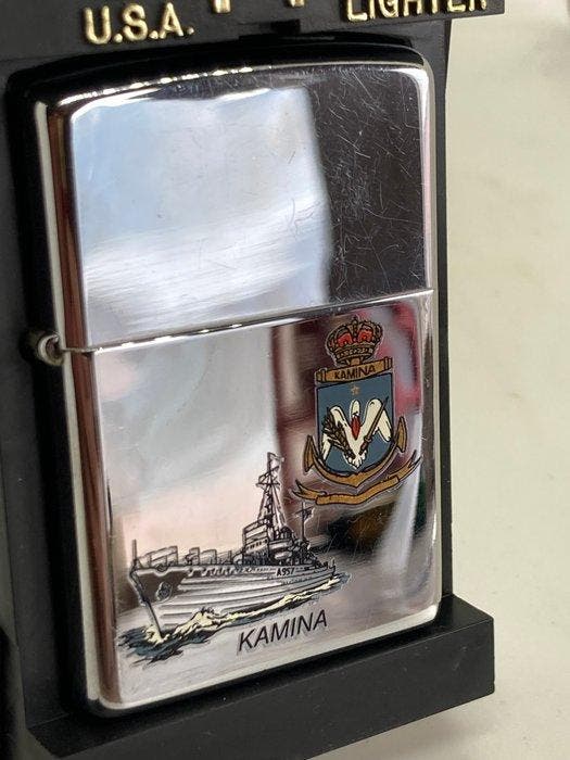 Zippo - Zonder minimumprijs - Zakaansteker - Staal, Verzamelen, Rookartikelen, Aanstekers en Luciferdoosjes