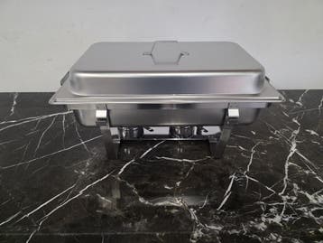 Zorro RVS Chafing Dish GN 1/1 met Deksel en Brandpastahouder, Articles professionnels