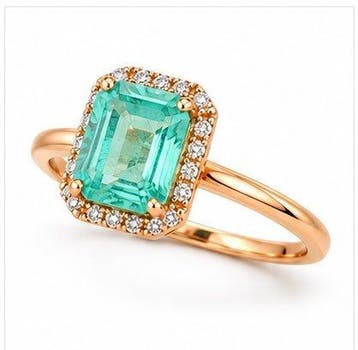Zonder minimumprijs - Ring - 14 karaat Roségoud, 1,66 gram, Nieuw