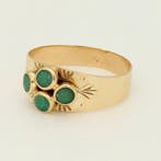 Ring - 18 karaat Geel goud - Simili, Nieuw