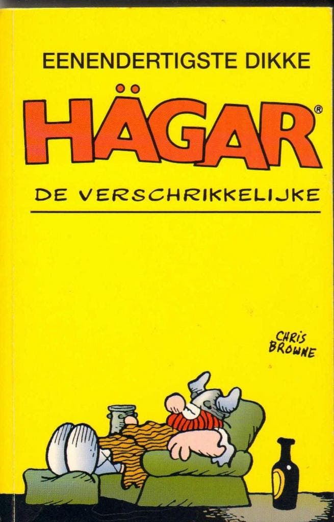 HAGAR DIKKE POCKET 31 9789002216657 Browne, Boeken, Stripverhalen, Gelezen, Verzenden