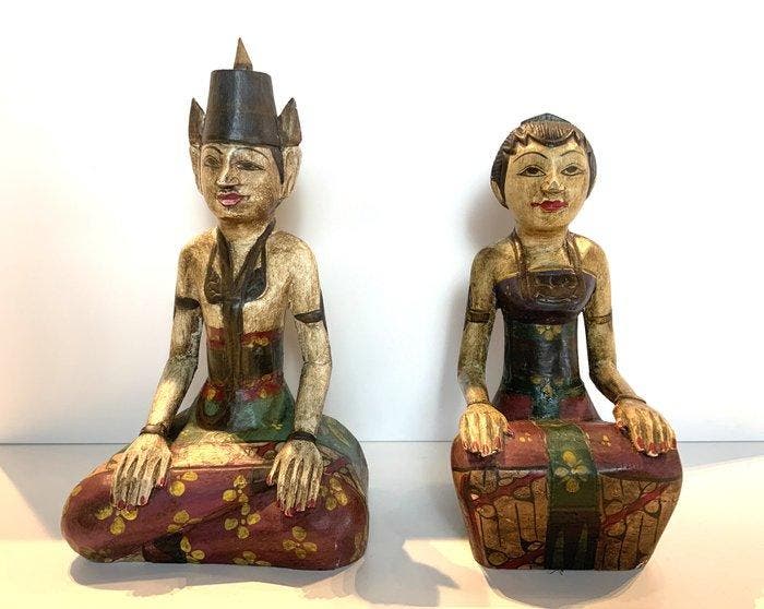 Statues - Beeld - Indonesië (Zonder minimumprijs), Antiquités & Art, Art | Art non-occidental
