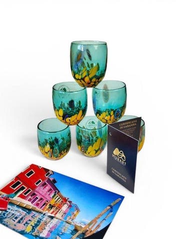 MurArt - MurArt - Drinkset (6) - Glas - Murrine Millefiori