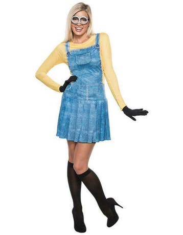 Kostuum Minion Lady, Ophalen of Verzenden