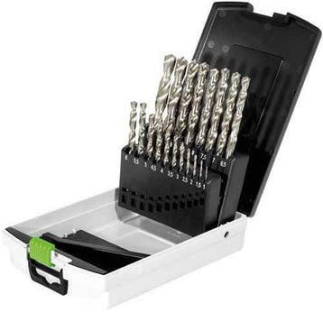 Festool Spiraalboor Cassette HSS D 1-10 SORT/19X FESTOOL-498, Doe-het-zelf en Bouw, Gereedschap | Boormachines, Verzenden, Nieuw