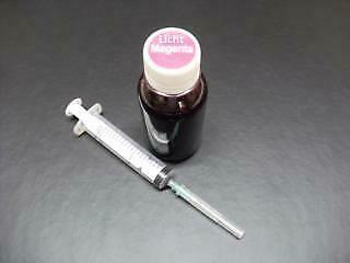HP navul inkt LICHT MAGENTA (licht rood) 100ml inktmedia hui, Verzenden