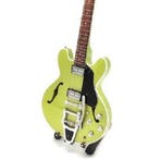 Miniatuur Gibson ES-335 gitaar met gratis standaard, Verzenden, Nieuw, Pop, Beeldje of Miniatuur