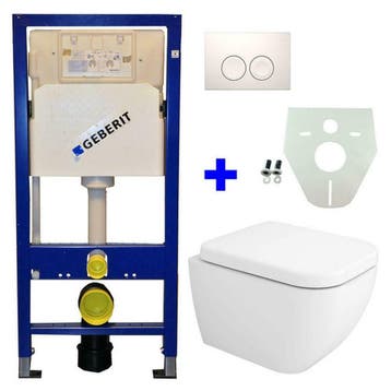 Geberit UP 100 Sky wc+zitt.+ Delta 21 wit, Ophalen of Verzenden, Nieuw