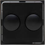 KOPP Athenis HK07 DUO Dimmer Afdekplaat Mat Zwart, Doe-het-zelf en Bouw, Verzenden, Nieuw