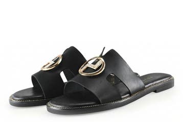 Ebl Slippers in maat 39 Zwart, Slippers, Ebl, Verzenden, Zwart