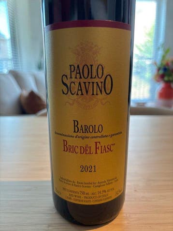 2021 Paolo Scavino, Bric del Fiasc - Barolo - 1 Bouteille