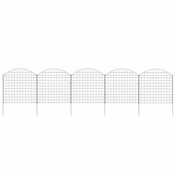 vidaXL Schuttingset gebogen 77,5x78,5 cm groen, Verzenden, Nieuw