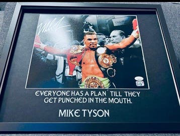 Mike Tyson - gesigneerde foto / 40x50 cm op maat gemaakt, Verzamelen, Nieuw