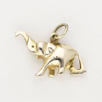 Pendentif - 14 carats Or blanc