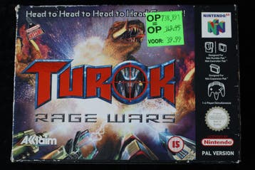 Turok Rage Wars Nintendo 64 N64 Boxed PAL No Manual, Consoles de jeu & Jeux vidéo, Jeux | Nintendo 64, Verzenden