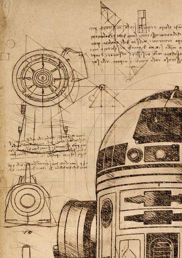 Boriani - R2D2, Da Vinci Series - limited edition 5/25, Nieuw