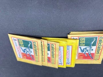 Panini Lotto 10 Bustine Calciatori Panini 1970/71 Sigillate, Nieuw