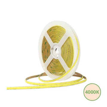 COB LEDSTRIP | 3MM | 24V | IP20 | 5M | 8W/M | 4000K, Verzenden, Nieuw