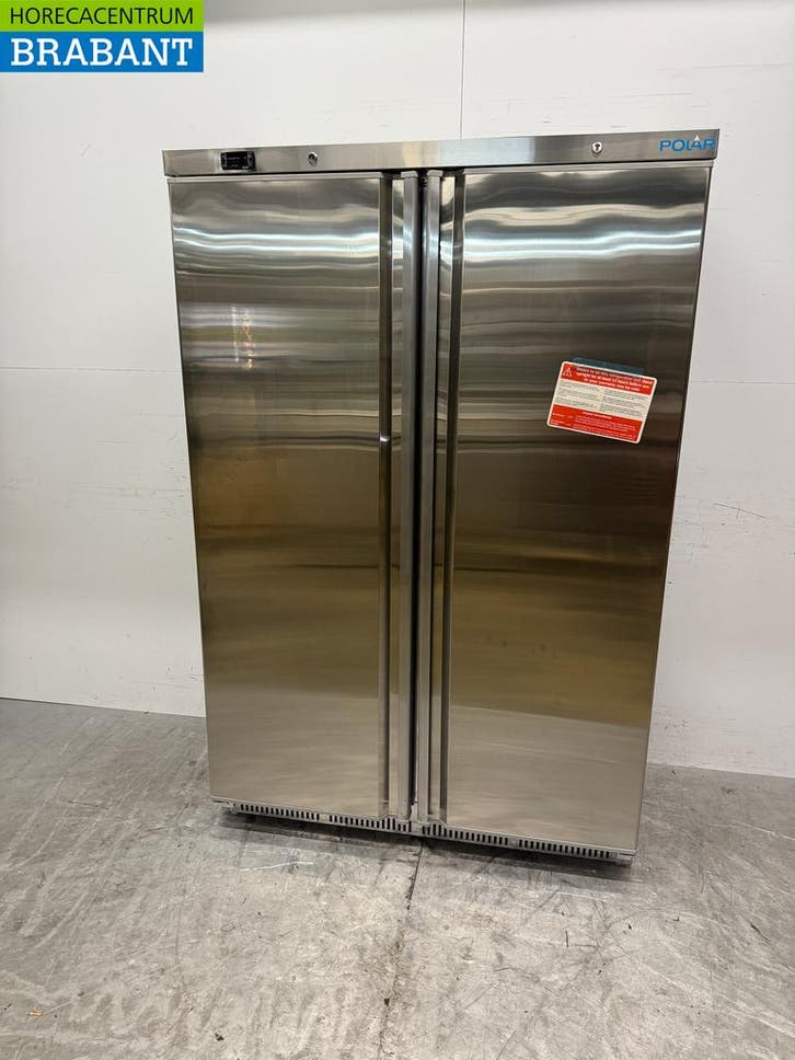 RVS Polar Dubbeldeurs Vriezer 744 liter 230V Horeca, Articles professionnels, Horeca | Équipement de cuisine, Enlèvement ou Envoi