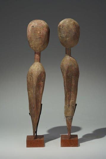 Een houten beeld - Prampram - Ghana (Zonder minimumprijs), Antiek en Kunst