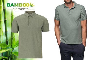 2dekans | Bamboo Elements - Polo Shirt Heren - Groen M -, Kleding | Heren, Polo's, Ophalen of Verzenden, Nieuw