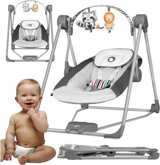 LIONELO Otto - wipstoel - tot 9 kg - speelgoed - 5 schomm..., Enfants & Bébés, Berceaux & Lits, Envoi