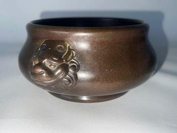 Deux encensoirs en bronze de style Xuande - Bronze - Chine -, Antiquités & Art