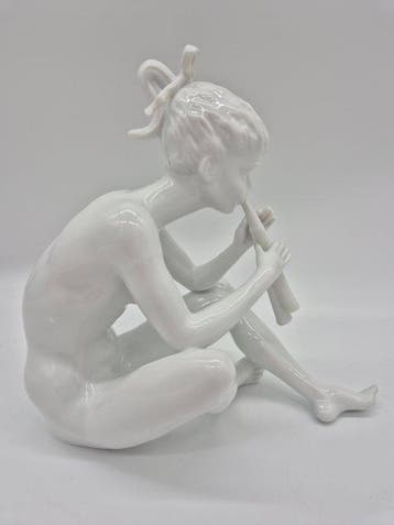 Kaiser Porzellan - Figure - Die Flötenspielerin - Porcelaine