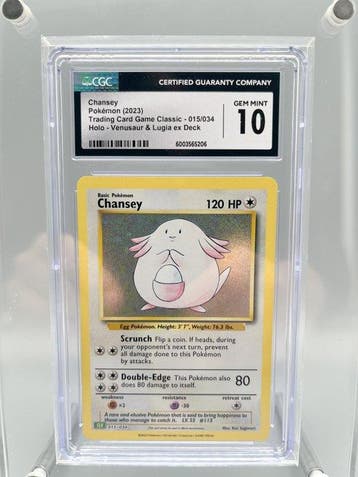 Pokémon Graded card - Chansey Holo - CGC 10 - Sword & Shield, Nieuw