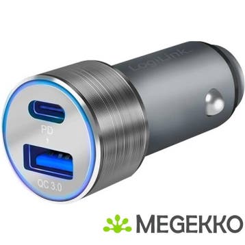 LogiLink PA0252 auto oplader USB A/USB C, Verzenden, Nieuw