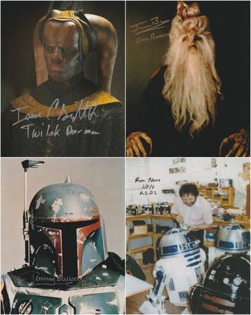 Star Wars - Big Lot of 4 Autographs!