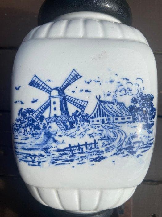 Koffiemolen - Hout, Plastic, IJzer - Vinta wand-koffiemolen, Antiek en Kunst, Antiek | Keukengerei