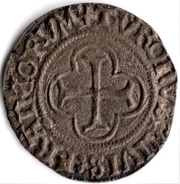 Frankrijk. François I (1515-1547). Denier Tournois (Rouen)