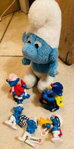 Pejo - Speelgoed Lotto Puffi vintage smurfs con peluche, 2