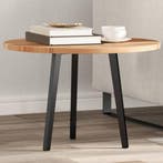 vidaXL Tafelblad rond Ø 60x2 cm massief acaciahout, Verzenden, Nieuw