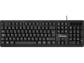 Qware - Gaming toetsenbord - Azerty - Zwart, Verzenden, Qware, Bedraad, Nieuw