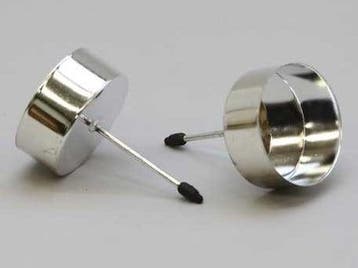 Waxinelichthouder Theelichthouder Zilver 233361 per stuk, Nieuw