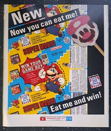 Panini World Cup USA 94 - Ultra rare Swiss Mario Bros -, Nieuw