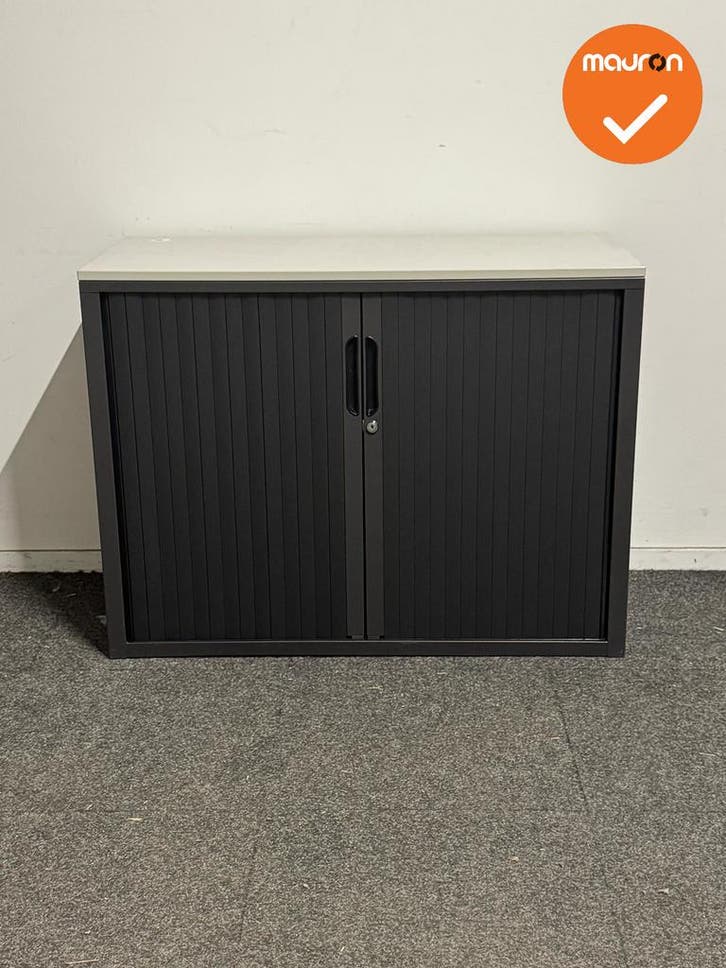 Roldeurkast - Basic - 75x100x45 - Refurbished - Antraciet me, Zakelijke goederen, Kantoor en Winkelinrichting | Kantoormeubilair en Inrichting